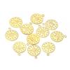 50/100pcs 15/20mm Turkey Vintage Iron Sheet Pendant Round Pendant For Jewelry Making DIY Charms Necklace Earrings Accessories