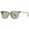 New European American Mens Square Glasses Retro Double Grooved Frame Sunglasses Spot 6069