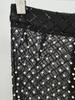 2024 Spring/Summer 3D Floral Beaded Mesh Pantsuit with Sequins and Pearls