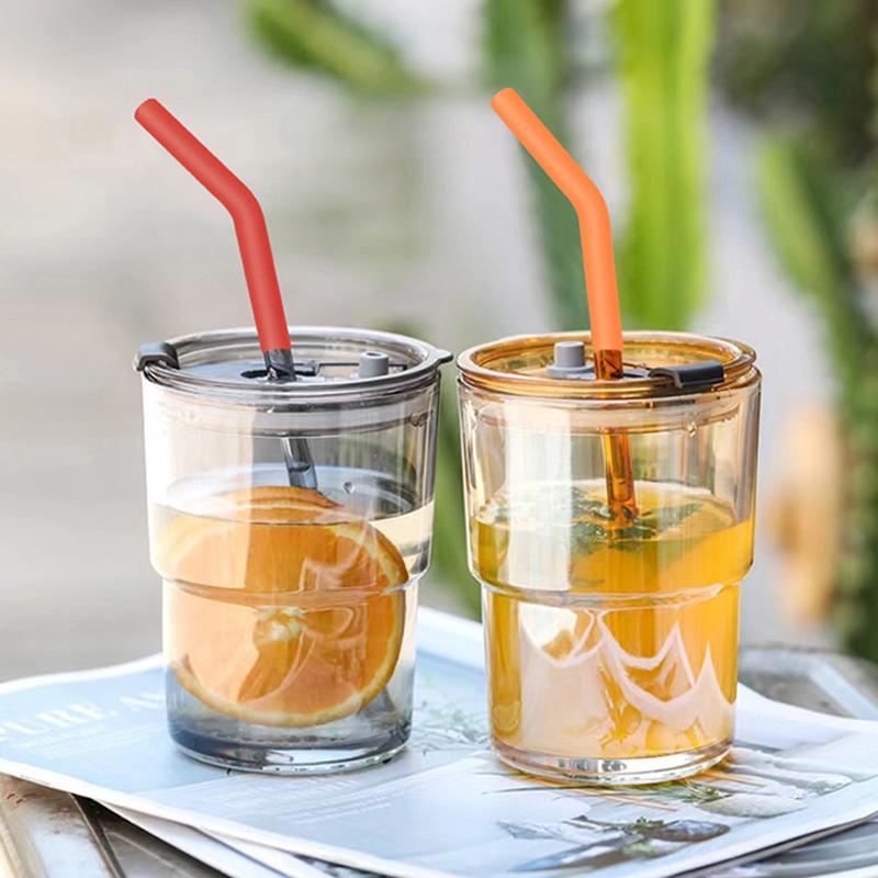 6Pcs/Set Soft Silicone Straw Covers Straws Tips Covers Fit For 9Mm Wide Reusable Stainless Steel Straw Nozzles