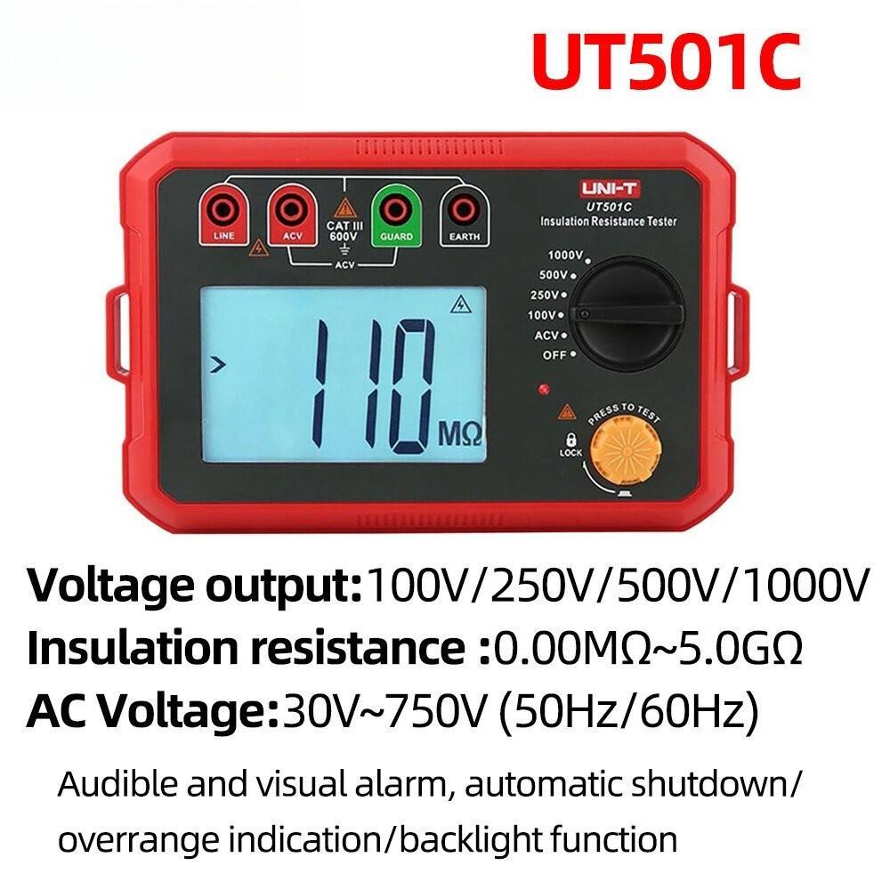 Portable Digital Insulation Resistance Tester High Precision Insulation Resistance Meter Electrical Equipment Measuring Tool