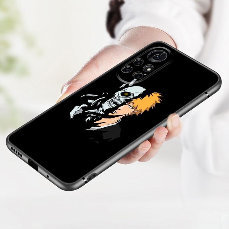 

Чехол для телефона с аниме BLEACHS для Huawei Honor 60 50 SE 30S Mate 30 20 10 Lite 40 Nova 9 8 Pro Y60 8i 7i 7SE 5T, черный чехол премиум-класса Huawei Nova 5T