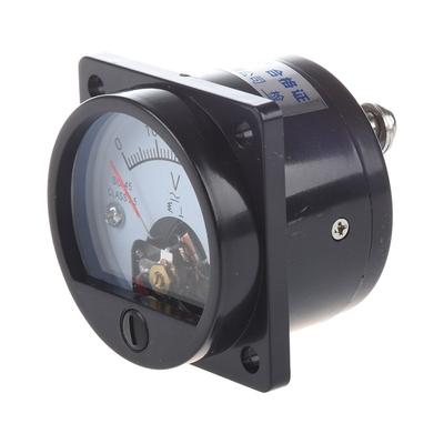 SO-45 Black AC Voltage Round Panel Meter Analog Dial Current Voltmeter Voltmeter Gauge Pointer Voltmeter Volt Tester Voltmeter