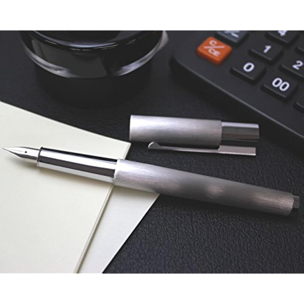 LAMY Ramy Fountain Pen EF Ultra Fine Scala Stainless Steel L51-EF Regular Imported