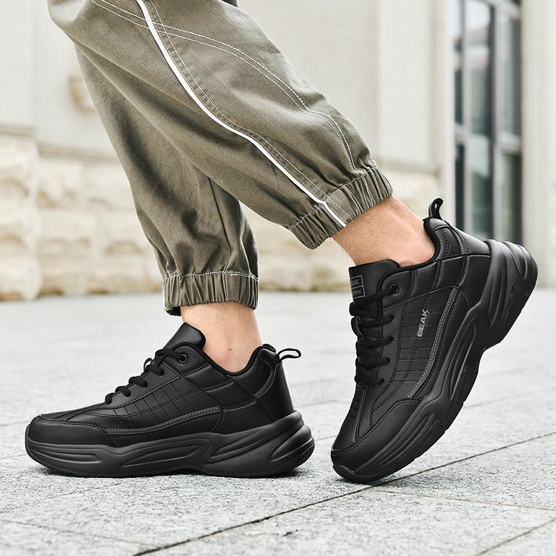Men's Four Seasons Outdoor Casual Sneakers Light Breathable Soft-sole Speed Running Shoes Fashion Students Racing Sports Shoes