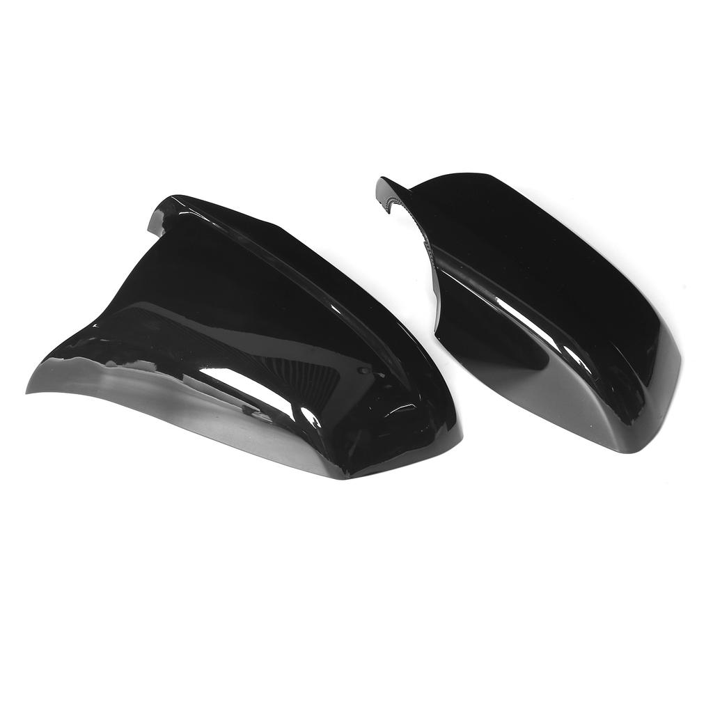 2pcs Full Rearview Side Mirror Cover Cap Glossy Black Replacement for F10 F11 F18 PreLCI 20102013