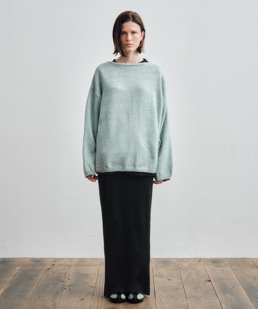 CITTA Reversible Back String Knit_Ctk237(Sky Blue)
