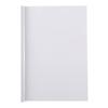 A4 Transparent Lever Arch File - Thickened PP Document Folder for Office, Resume, or Student Papers
