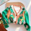 Kinderpullover Strickjacke Herbst-Outfit Neuer koreanischer Stil Westlicher Stil Kinderjacke Frühling und Herbst Strickpullover