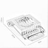 Egg Slicer Cutter Hard Boiled Eggs Multipurpose Egg Cutter Mini Manual Egg Slicer Egg Ham Mushroom Strawberry Soft Fruit