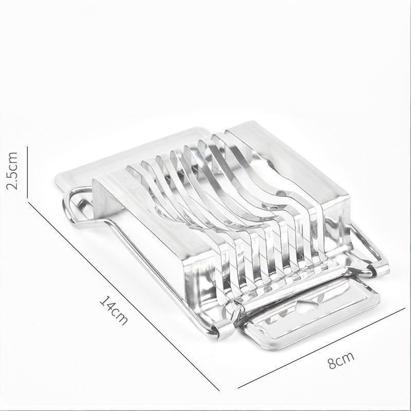 Egg Slicer Cutter Hard Boiled Eggs Multipurpose Egg Cutter Mini Manual Egg Slicer Egg Ham Mushroom Strawberry Soft Fruit