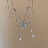 Tassel Butterfly Necklace Women's Senior Design Sense Cold Wind Collarbone Chain Temperament Neck Chain