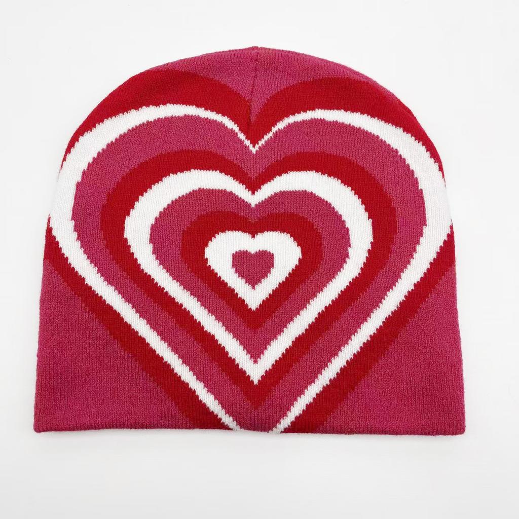 Halloween Series Jacquard Knitted Hat European and American Fashion Skull Portrait Beanie Pullover