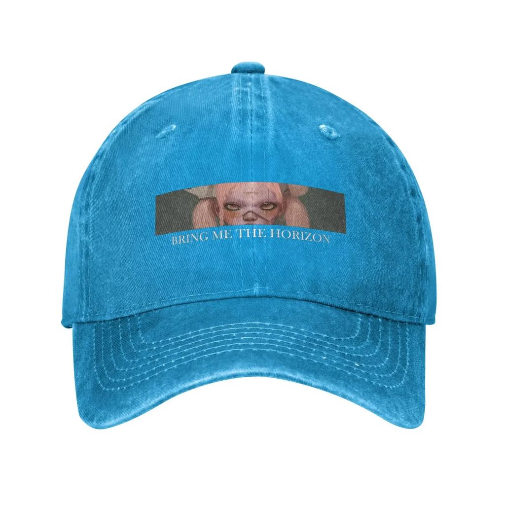 BMTH Bring Me The Horizons Washed Baseball Cap  Casual Sun Trucker Hat Summer Men Women Outdoor Sports Baseball Caps