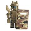 Ninja Warrior Superhero Doll With Weapon Single Building Block Assembly Toy