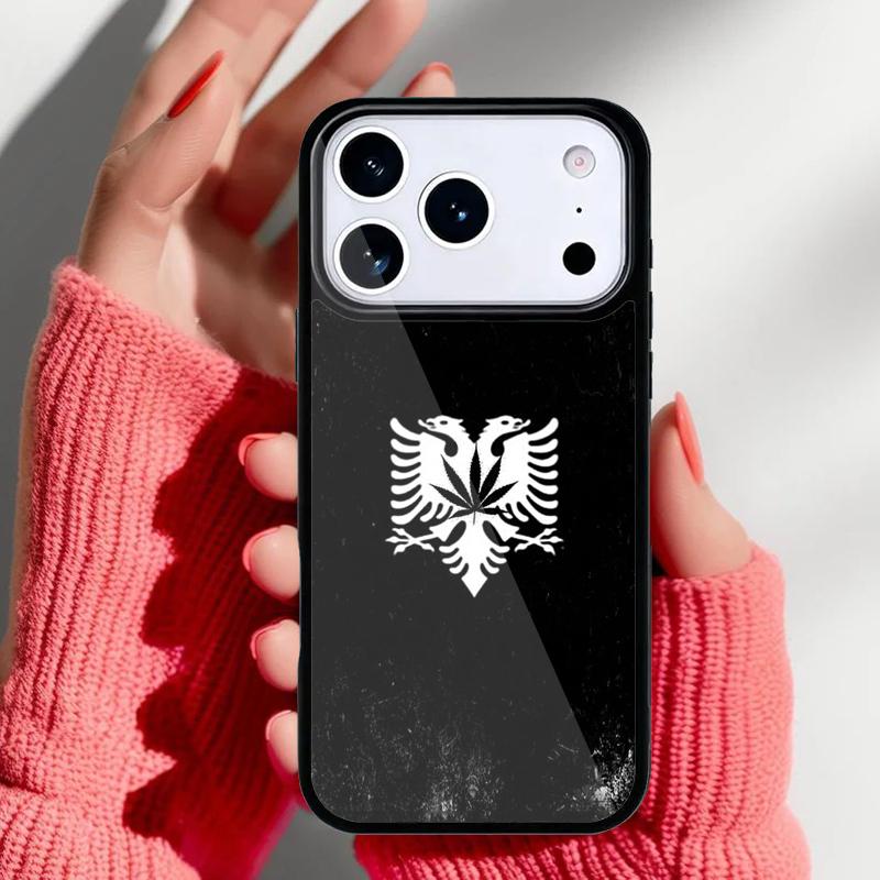 

Albania flag Phone Case for iPhone 17 16 15 14 13 Pro Max Back Cover for 12 11 Pro Coque iPhone 13