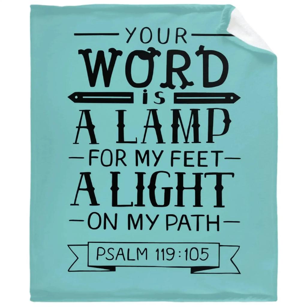 Bible Verse Blanket,Inspirational Prayer Religious Soft Flannel Throw Blanket Christian Gifts for Women Men for Sofa Couch Bed