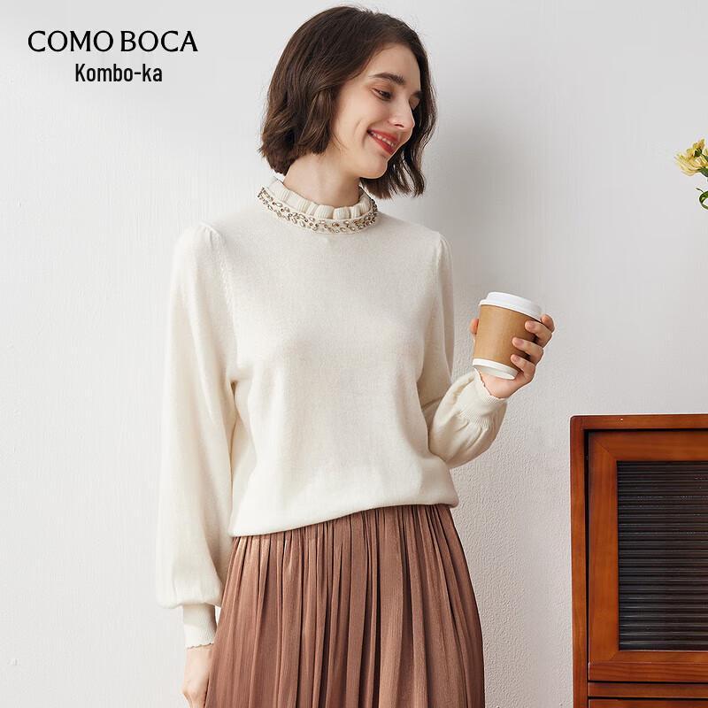 

Women s Mock Neck Cashmere Lantern Sleeve Sweater 2XL