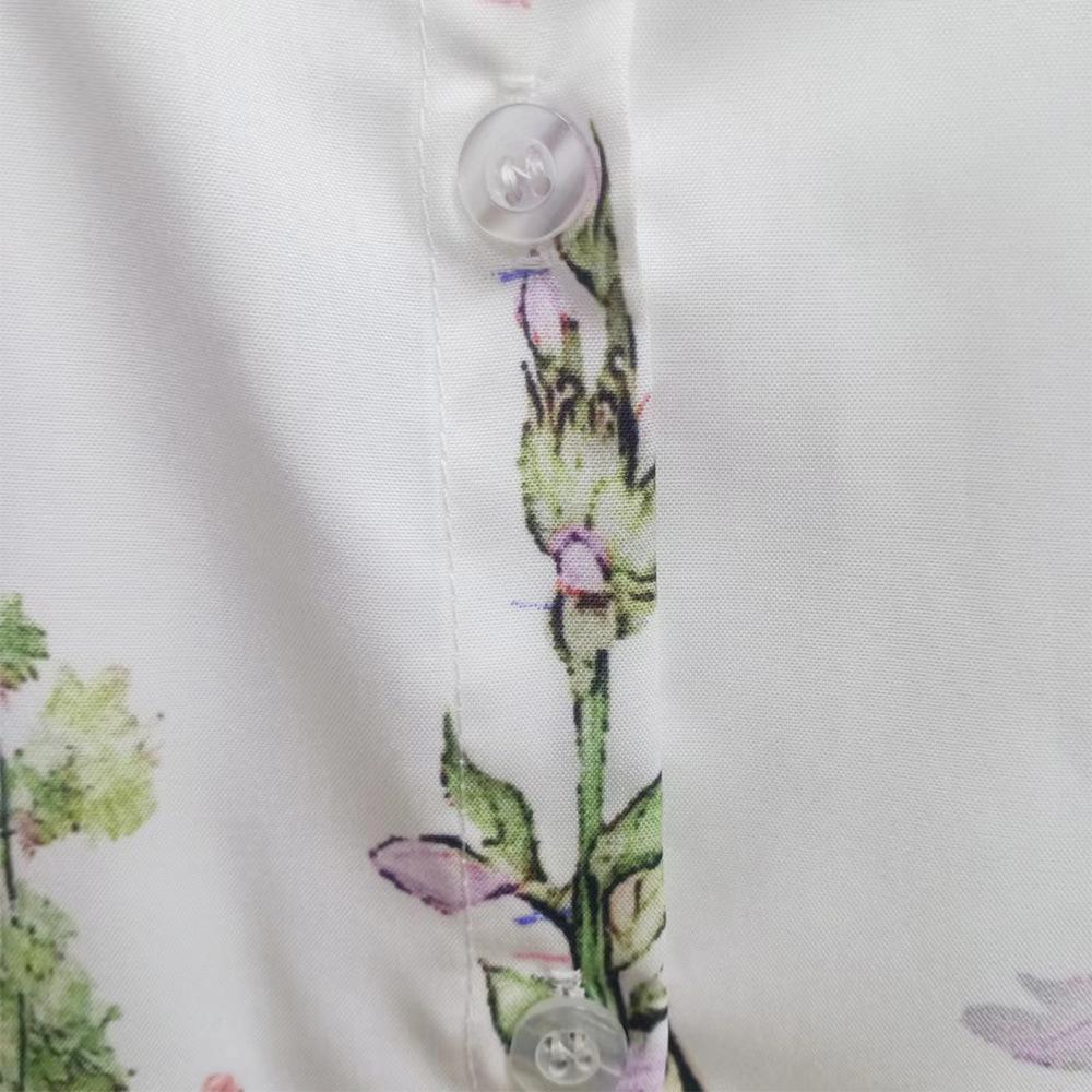 Trendy New Women's Clothing Digital Printed Long Sleeved Shirt Women's Shirt Top