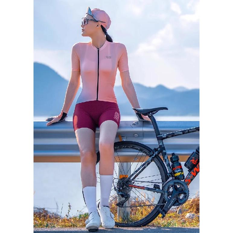 LAMEDA Pro Summer Cycling Shorts Women's Cycling Bib Shorts 3D Sponge Padded ShockShock Absorbing Road Bike Pants Cycling Pants