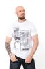 Men's Graphic T-Shirt Featuring Something Somewhere Print, Summer 8061-001-33-2 HC
