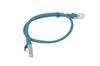 Patchcord Lanberg UTP Kat.6 0,5m Niebieski