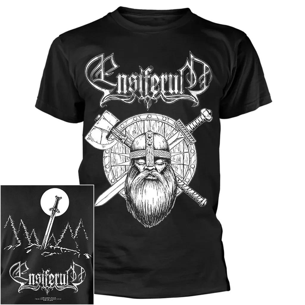 Ensiferum Sword & Axe Shirt S M L XL XXL Folk Metal T-Shirt Official Band Tshirt 3XL