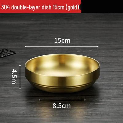 ZISIZ 15cm 304 Edelstahl Doppelschicht Mehrzweckschalen (2er Set)