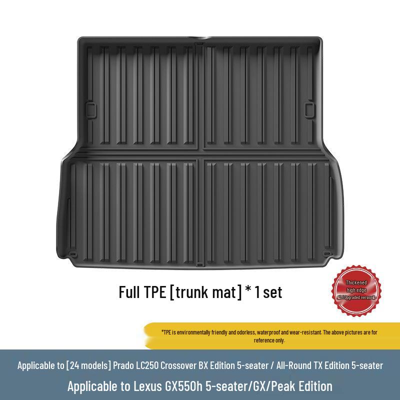 Eco-Friendly TPE Floor Mats & Trunk Mat for 2024 Lexus GX550H/Prado