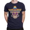 Colorful Sugar Skull Sombrero TShirt Day of the Dead Design Mens Friendly DOTD