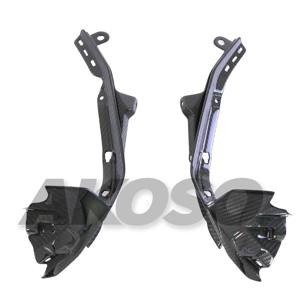 Yamaha R6 Carbon Fiber Front Side Fuel Tank Panel (2017+)