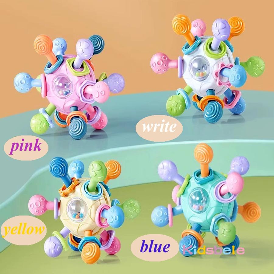 Baby Montessori Grasping Activity Toy Food Grade Teething Sensory Toy for Babies 0 3 6 9 12 Months Newborn Infant Christmas Gift