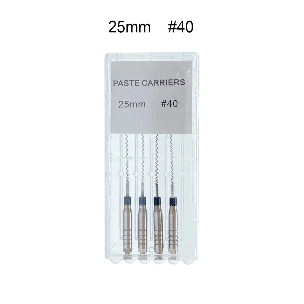 4Pcs Dental Rotary Paste Carriers Spiral Filler Lentulo Assorted Engine Filling Paste Dentistry Tool