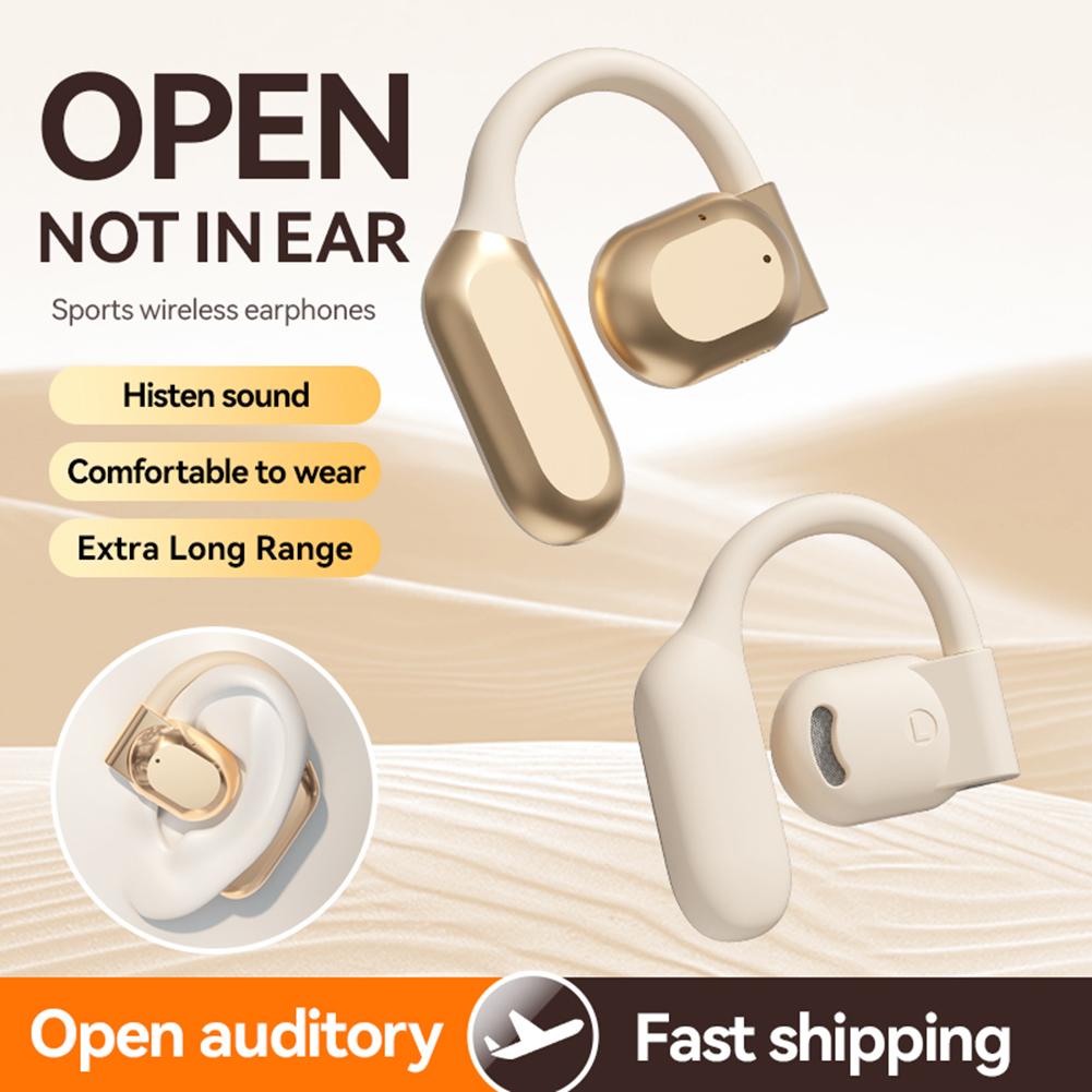 AI Translator Earbuds Bluetooth 5.4 Noise Cancelling Two-Way Voice Translator Ear Hook 144 Languages Translation Earphones