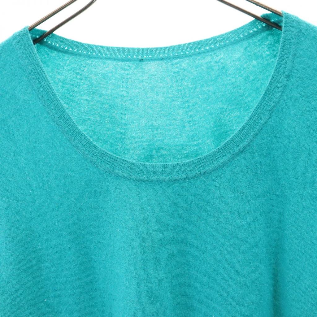 Hermes Made In Italy 100% Cashmere Short Sleeve Sweater 40 Knit Women Used