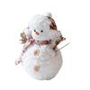 Christmas Snowman Decorations Party Supplie Lovely Plush Snowman Ornaments For Home Party Indoor Garden Outdoor Use