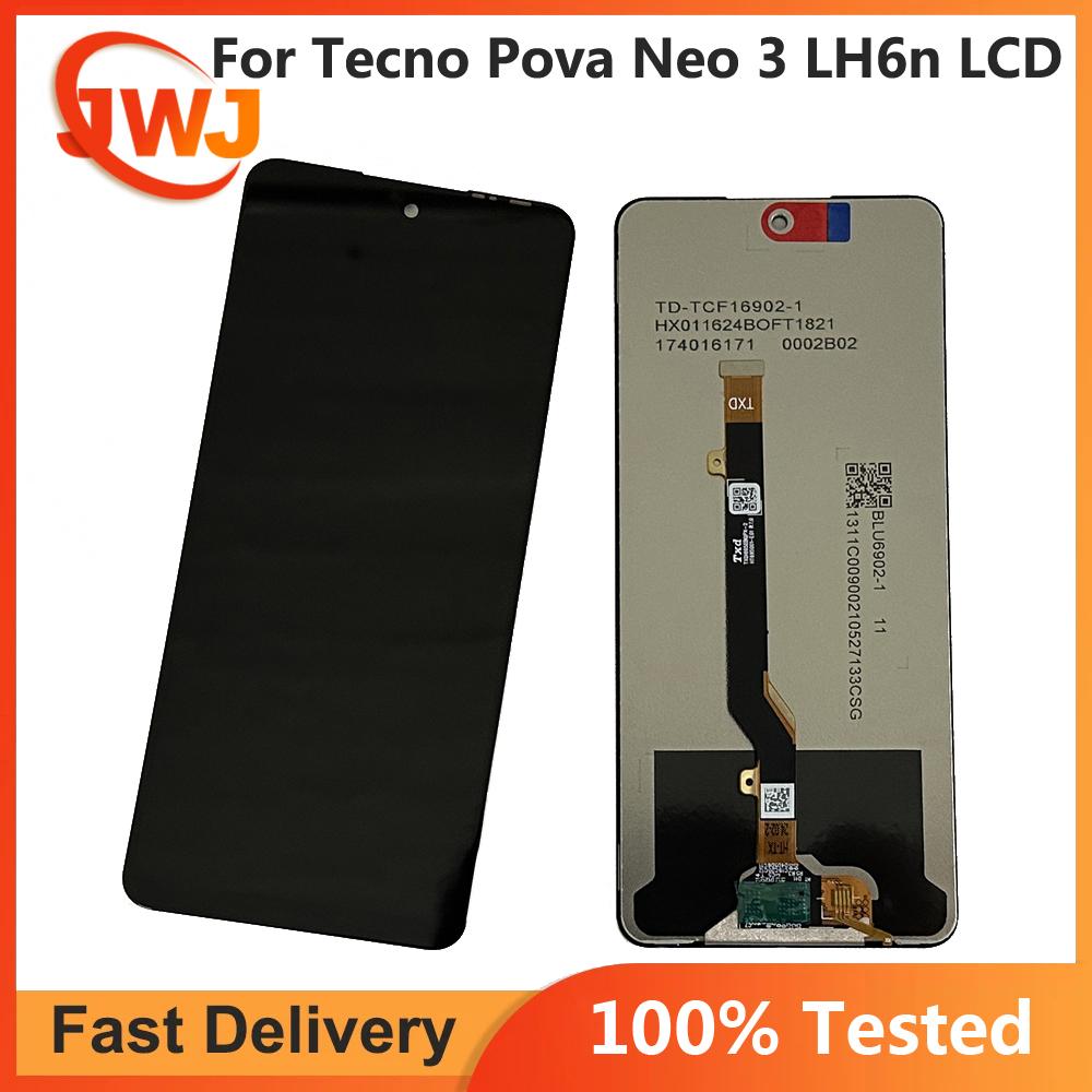 

LCD Screen and Digitizer Full Assembly for Tecno Pova Neo 3