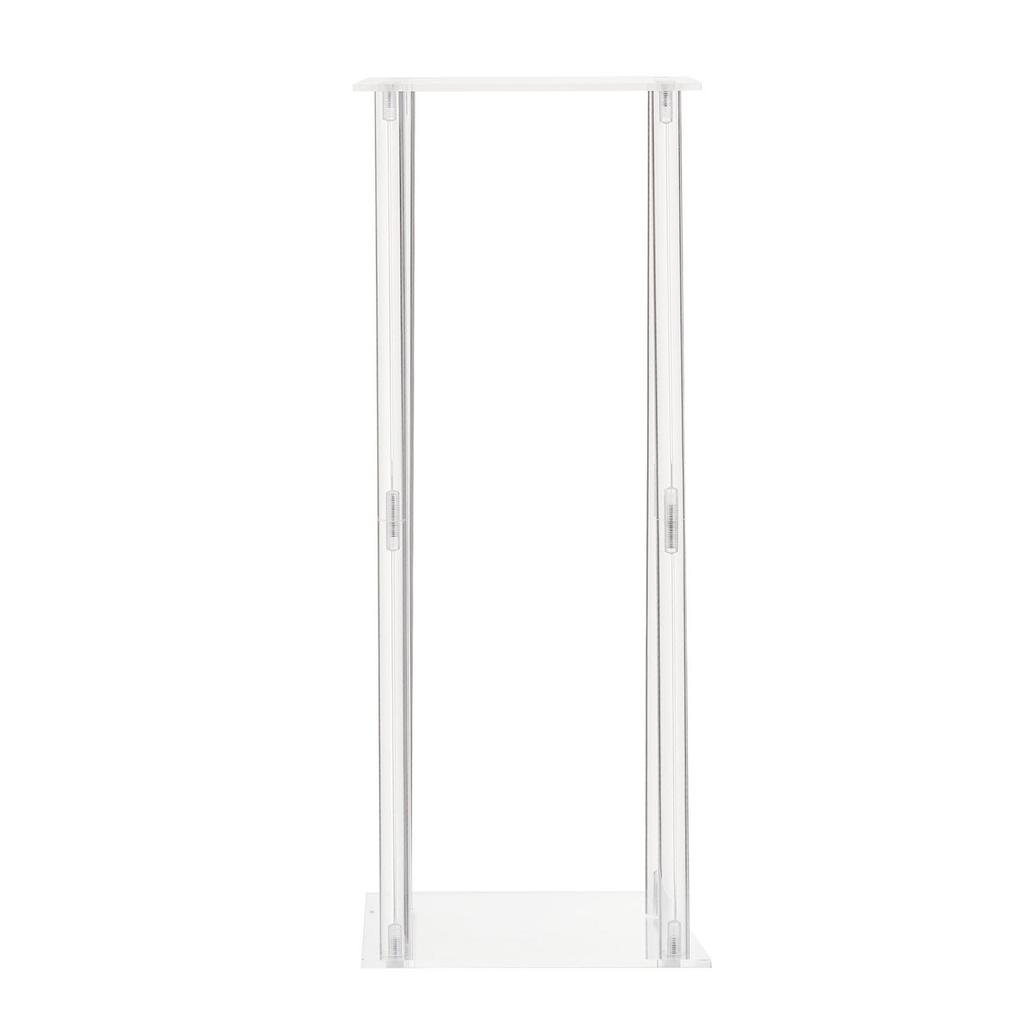 Wedding Flower Stand, 10PCS 50cm Column Flower Stand, Floral Stands with Acrylic Laminate, Cylindrical Cubic Floral Display Rack for Wedding, Party,
