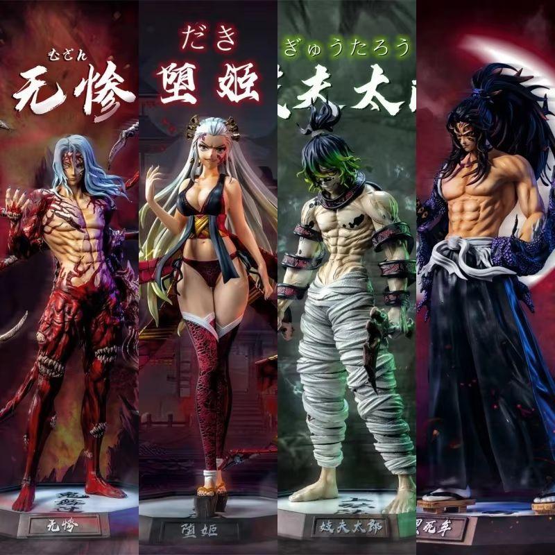 Anime Demon Slayer Figure Kamado Tanjirou Nezuko Action Figure Pvc Model Toys Zenitsu Inosuke Kimetsu Yaiba Figura Gift