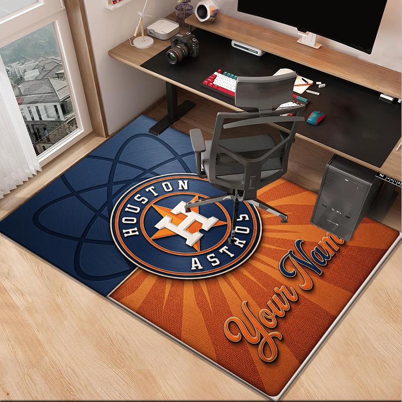 Custom NameHouston basketball Graffiti Carpet, Indoor Rug, Chair Rug, Living Rooms, Doormat Made From Polyester Home Decor Birthday Christmas Gifts