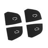 Suede Material Door Switch Sticker Car Door Button Protection Trim for Car Accessories Novelties