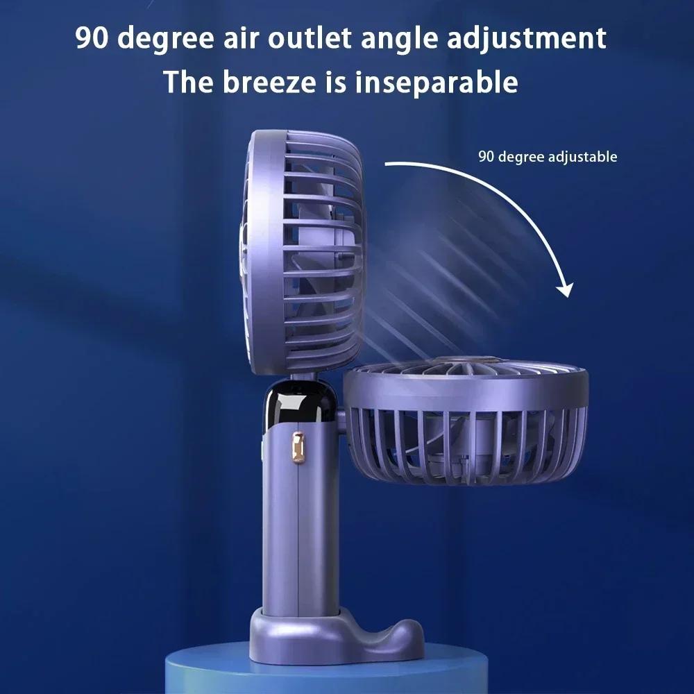 Elektrický ventilátor Přenosná klimatizace Mini chladič Dobíjecí krční ventilátory pro domácnost Doprava zdarma Ruční USB klimatizace Lopatky