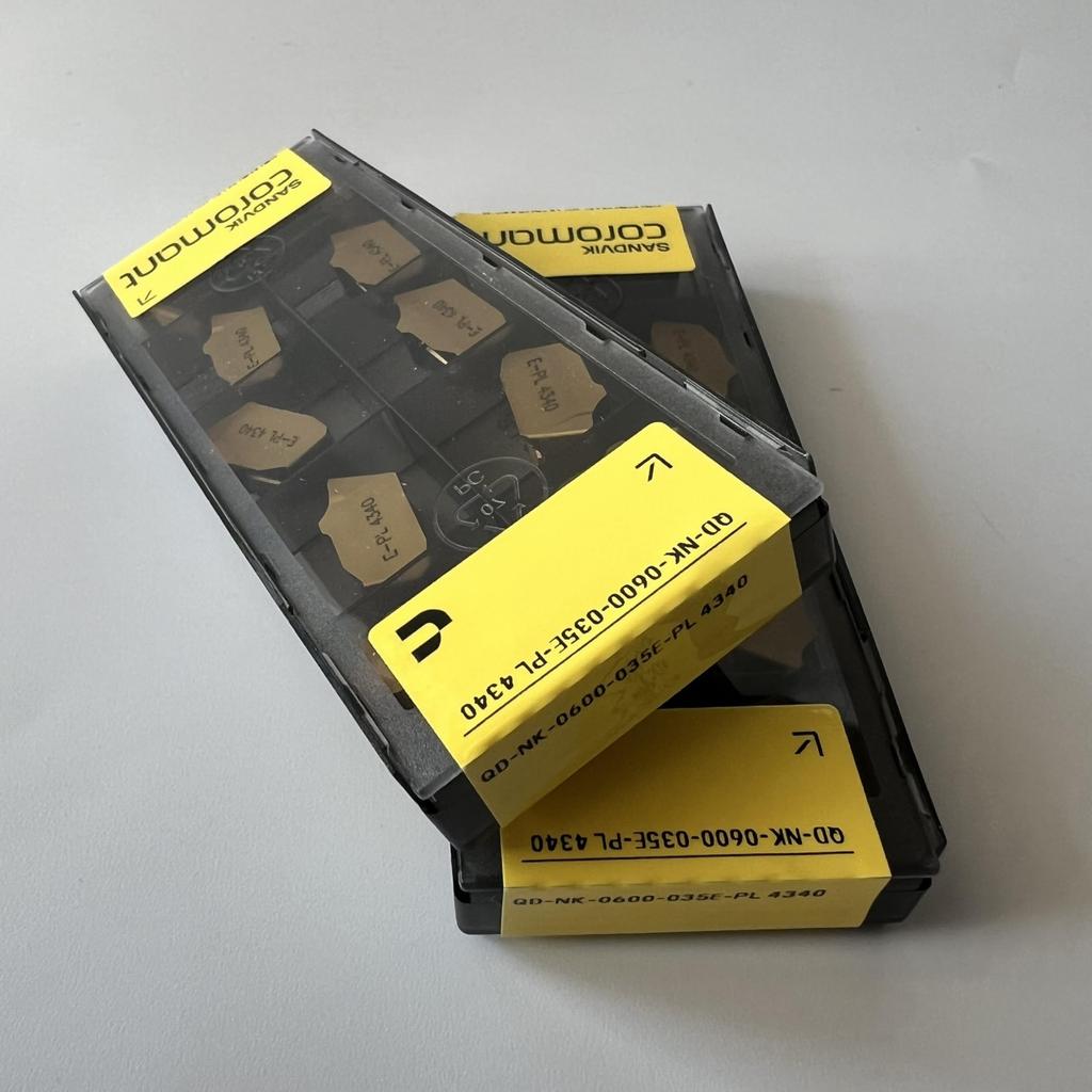Sandvik / QD-NK-0600-035E-PL 4340 / Original Swedish Hard Alloy Blade 10 Pcs