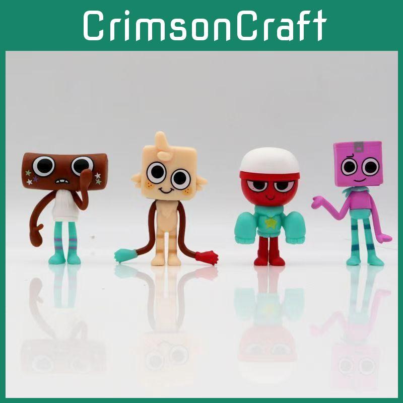 Dandy's World Cartoon Game Doll Figurine Pvc Collectible Model Toy Set Of 8 Unique Colors