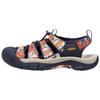 X OUTDOOR AFRO Newport Retro Strandsandalen Herren Marineblau/Bedrucktes Muster Orange 1026348