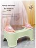 Plastic Anti-slip Footstool for Children & Elderly - Bathroom Squat Toilet Aid