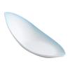 Leaf Shaped Ceramic Plate Simple Underglaze Color Strip Special Plate Hotel Home Snack Plate Gourmet Creative Dish Tableware