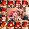 Snowman DIY Christmas Hat Toy Elk Santa Snowman Hat Creative Kids Xmas Arts Hats  Toddlers