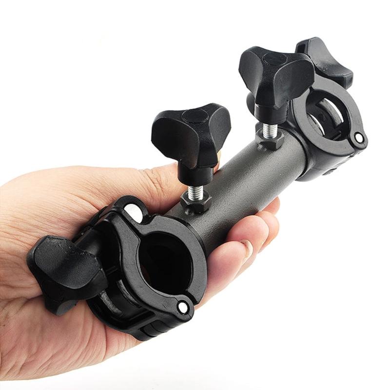 Supporto di Montaggio Regolabile per Accessori da Pesca Realizzato in Alluminio per Montaggi Sicuri di Canne e Ombrelloni Morsetti Porta Canne