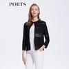 PORTS Women's Elegant Hollow-out Knit Cardigan